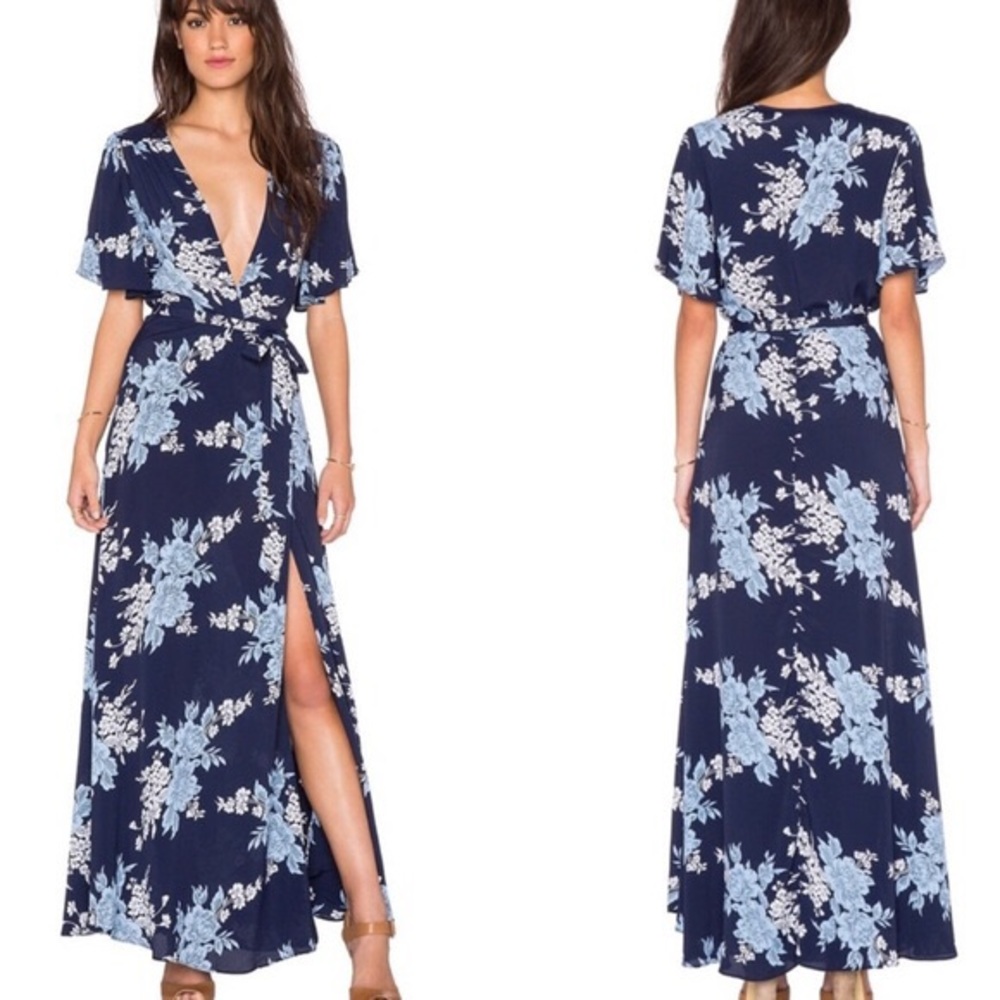 Privacy Please REVOLVE plaza kimono wrap dress